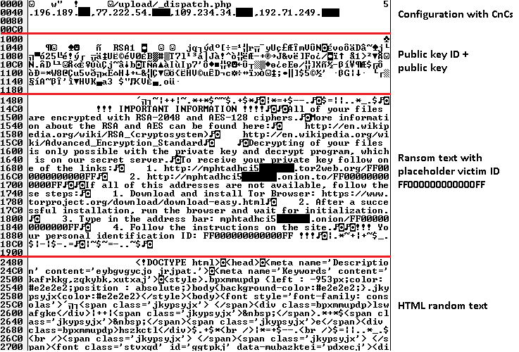 Embedded RSA Key
